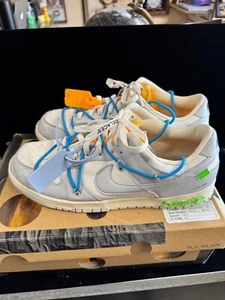 Taille 12 - Nike Off-White x Dunk Low Lot 02 de 50 Authentique Exc. État - Photo 1 sur 11