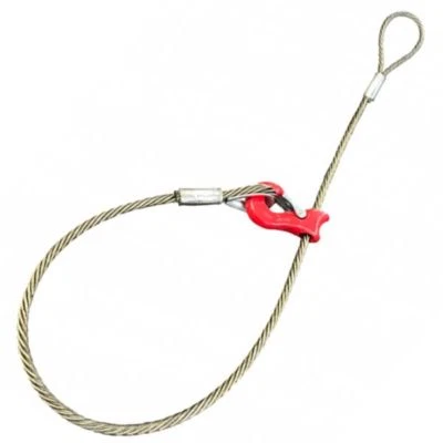 Chokerseil Forstseil Anschlagseil Seil Seilgleithaken Zugseil 11-14mm - Typ SKS - Bild 1 von 3