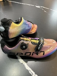 Zapatos de Ciclismo Talla 39 Arco Iris Iridiscente DEPORTE - Imagen 1 de 5