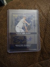 2015 LEAF CLEAT PERFECT GAME BRAXTON GARRETT BLUE AUTOGRAPH #/25 MARLINS 