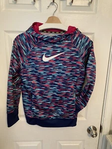 EUC Nike Therma Fit Girl's Hoodie Size XL Long Sleeve Multicolored - Picture 1 of 6