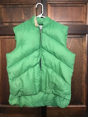 Vintage Duck Down Vest Green Eastern Mtn Sports Boston Large 70’s/80’s EMS - Image 1 of 4