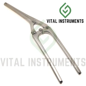 Payr Pylorus Clamp Forceps Angled Jaws 6" With Pin Double Action Stainless Steel - Picture 1 of 1