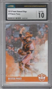 2018 Panini Diamond Kings Buster Posey #79 (2010, 2012 & 2014 SF Giants) CSG 10 - Picture 1 of 2