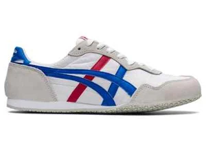 Asics Onitsuka Tiger SERRANO Sneaker Shoes 1183b400-100 White Blue Red Men Women - Picture 1 of 12