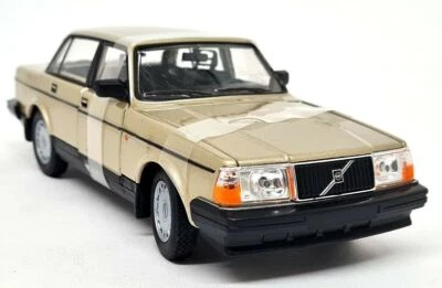 NEX 1/24 - Volvo 240 GL Gold Metallic Saloon Diecast model car - Image 1 of 4