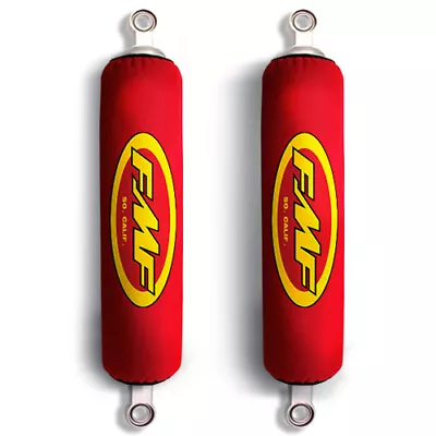 Red FMF Ski-Doo Bombardier BRP Shock Protector Covers Snowmobile (Set of 2) - Image 1 of 4