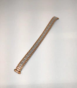 New Ladies Wimbleton Series Speidel Twist O Flex Two Tone Watch Band 10-13 mm - Picture 1 of 10