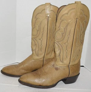 De Colección NOCONA Botas Cuero Tostado OCCIDENTALES Vaquero Trabajo Rodeo BOTAS Hombres Talla 10 D - Imagen 1 de 6