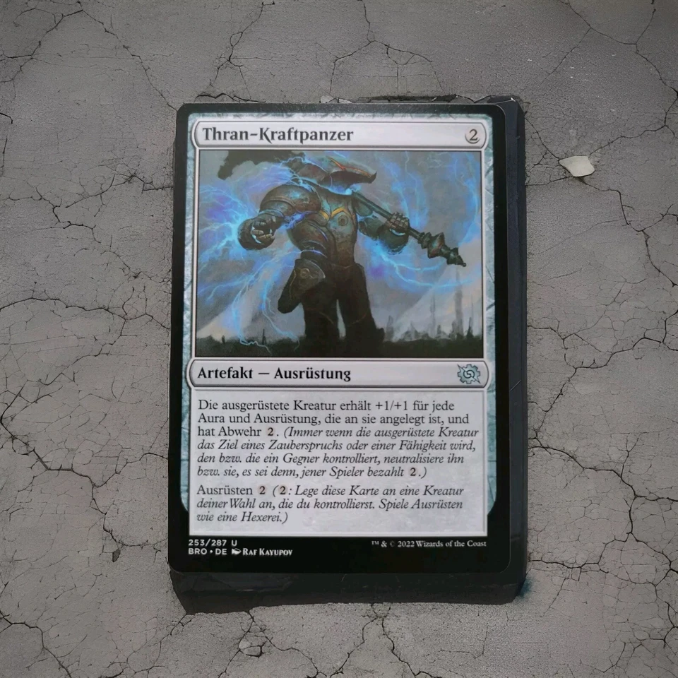MTG MAGIC THE GATHERING KRIEG DER BRÜDER Thran-Kraftpanzer - Bild 1 von 1