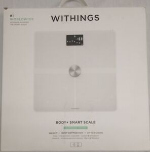 New Withings - Body Comp Complete Body Analysis Smart Wi-Fi Scale - White