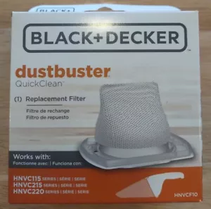 BLACK+DECKER Dustbuster REPLACEMENT FILTER- HNVC115 HNVC215 220 - Picture 1 of 1