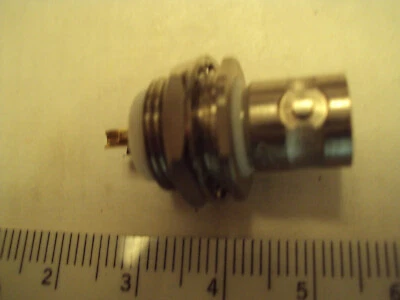 BNC female isolated panel connector TEI 14949-BJ25 Trompeter - Image 1 of 2