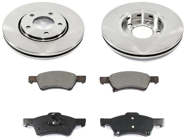 Kit de pastillas de freno delanteras y rotor DuraGo 38TW95T para Dodge Grand Caravan 2001-2003 Foto 1 de 1