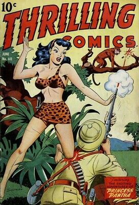 Thrilling Comics #1-80 Full Run Golden Age Pines Books On Dvd Rom Alex Schomburg • 4.79€