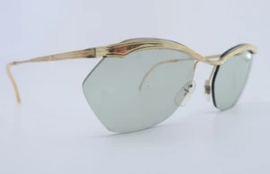 Vintage 50s gold filled eyeglasses sunglasses frames Doublé Or Laminé France - Picture 1 of 6
