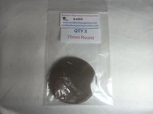70mm round bases for Wargaming (2) - Imagen 1 de 2