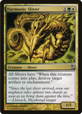 Magic The Gathering MTG - M - Harmonic Sliver - Time Spiral - Creature