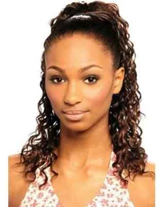 Cherish Synthetic Drawstring Curly Hair Extension Ponytail - Lisbon Girl - Picture 1 of 2