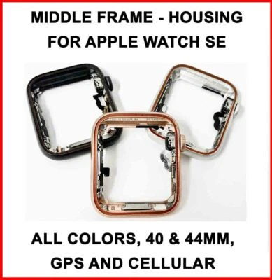 OEM Middle Frame Housing for Apple Watch SE 1st Gen Power button, crown, speaker - Image 1 of 2
