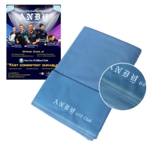 Andy's 600 Cloth - 9' Set - Powder Blue Pool Table Cloth - Value added items - Picture 1 of 3