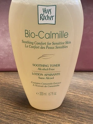 RARO Yves Rocher Bio-Calmille toner calmante para a pele com extrato de camomila 6,7 oz - Imagem 1 de 4