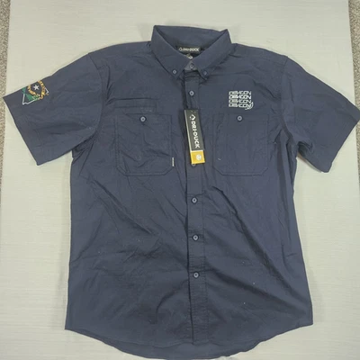 Brand NEW Dri-Duck Shirt Mens XL Blue Button Up Vented Fishing Hiking Outdoor - Image 1 of 4
