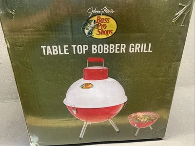 Bass Pro Shops Mesa Bobber Grill Acero Cromo Nueva Caja Sin Abrir Foto 1 de 3