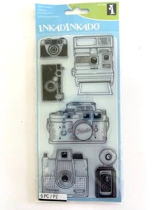 Inkadinkado 6 Stück Clear Stamp Set KAMERAS - Bild 1 von 2