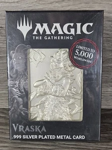 Lingote Vraska Magic the Gathering edición limitada plateado .999 Magic The Gathering - Imagen 1 de 2