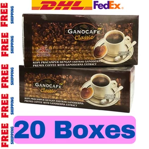 20 x Ganocafe Classic Gano Excel Cafe Coffee Ganoderma Lucidum 30 Sachets - Picture 1 of 10