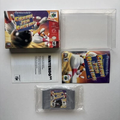 Brunswick Circuit Pro Bowling Nintendo N64 CIB Complete In Box Manual Authentic - Image 1 of 4