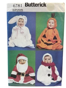 Butterick 6781 Infant Bunting Costume Pattern All Sizes - Picture 1 of 2