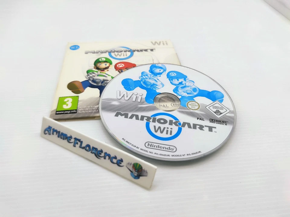Mario Kart Wii (Nintendo Wii, 2008) Disc Only Tested Working SOLO DISCO - Immagine 1 di 1
