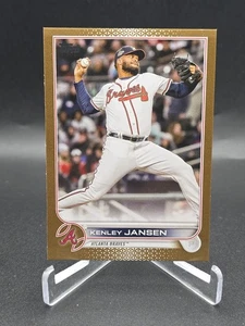 2022 Topps Update Kenley Jansen #US311 Gold Parallel #'d /2022 Atlanta Braves - Picture 1 of 3