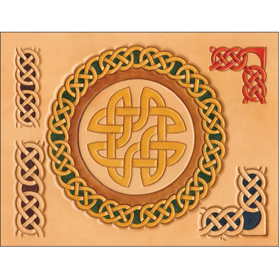 Craftaid Celtic Circles and Borders Template 76610-00 by Tandy Leather - Image 1 of 1