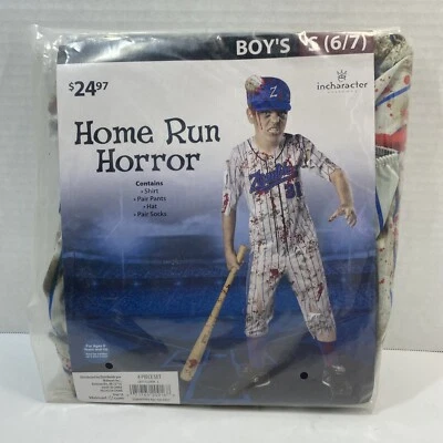 Disfraz de Halloween Home Run Horror Niños Zombie Béisbol Talla S 6/7 Foto 1 de 3