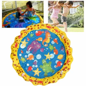 Kinderpool Planschbecken Wasserrutsche Rund Badespaß Babypool Wasserspielzeug , - Bild 1 von 7
