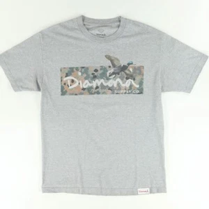 Diamond Supply Mallard Duck Solid T-Shirt Gray Men's L - Picture 1 of 7