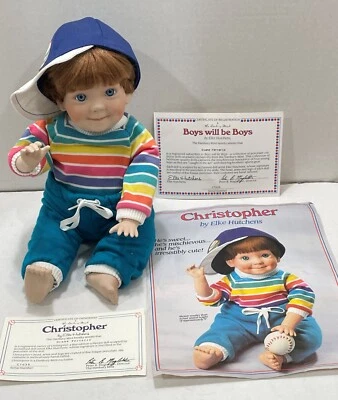 Danbury Mint Christopher Doll by Elke Hutchens - Image 1 of 3