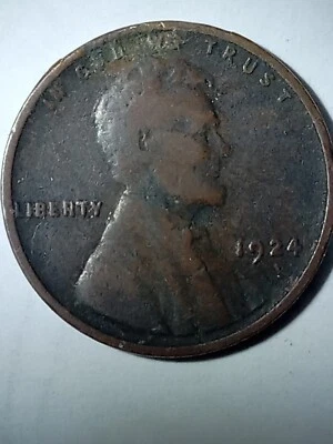 1924 lincoln cent Doubled Die Obverse And Improper Alloy Error!! - Image 1 of 4