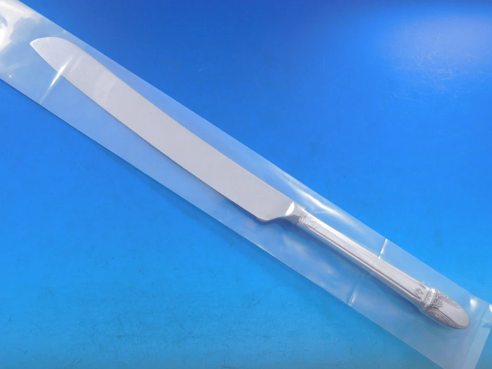 First Love by 1847 Rogers Plate Silverplate Wedding Cake Knife HHWS Custom Made - Image 1 of 4