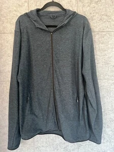 Felpa con cappuccio uomo Lululemon Surge Warm Up full zip blu erica nera taglia XXL - Foto 1 di 5