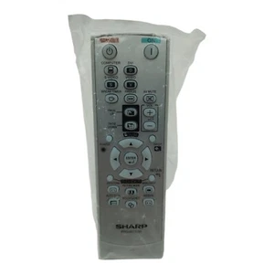 Genuine SHARP SUM-3 RRMCGA662WJSA Projector Remote Control Silver - Picture 1 of 2