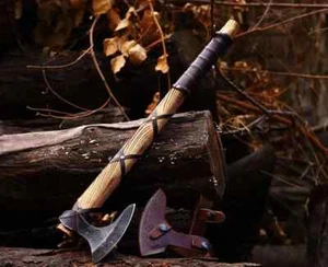 Ragnar LothBrok Viking Axe Battle Ready Hand -Forged Carbon Steel Axes For Gift - Picture 1 of 5