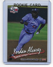 Yordan Alvarez 2018 Grandstand Texas League Corpus Christie Hooks Rookie Card