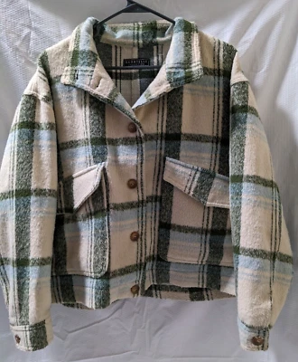 Bagatelle Collection Vellón Crema y Verde Cuadros Shaket Talla Grande Foto 1 de 4