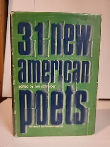 Ron Schreiber – 31 New American Poets 1969 HC/DJ VG First Edition Vintage Poetry - Imagen 1 de 9