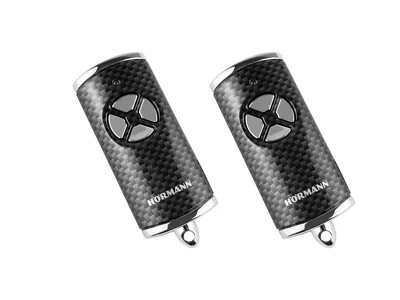 2x Hörmann HSE4 BS Carbon 4-Befehl Handsender BiSecur 868 Mhz 4511587 - Bild 1 von 4