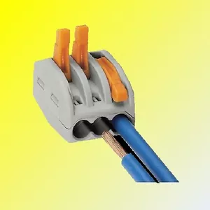 Conectores de cable reutilizables de palanca de resorte WAGO 2 3,5 conectores de cables - Imagen 1 de 1